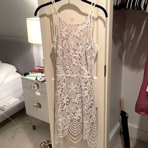 For Love and Lemons White Lace Dress